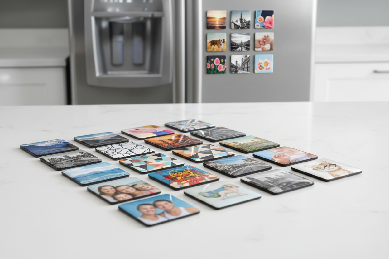 2" square refrigerator magnets