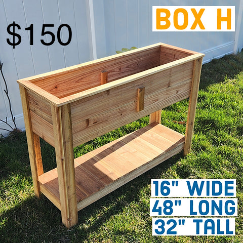 Hand-Built Large Planter Boxes