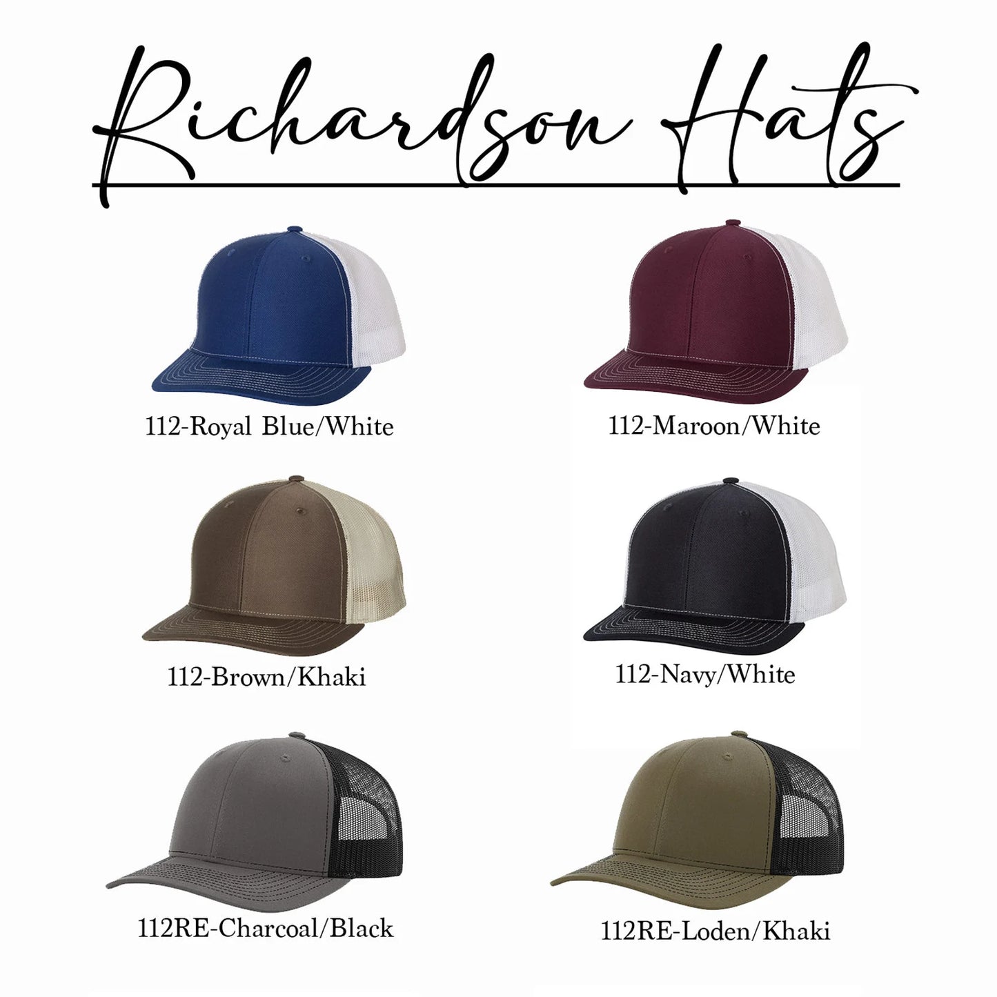 Engraved Patch Hats