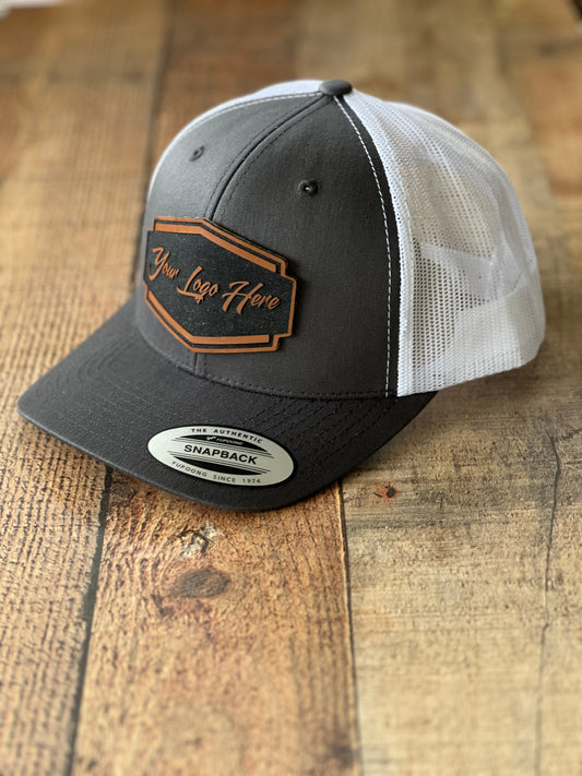 Trucker style Hat with your logo (Variety of colors available)
