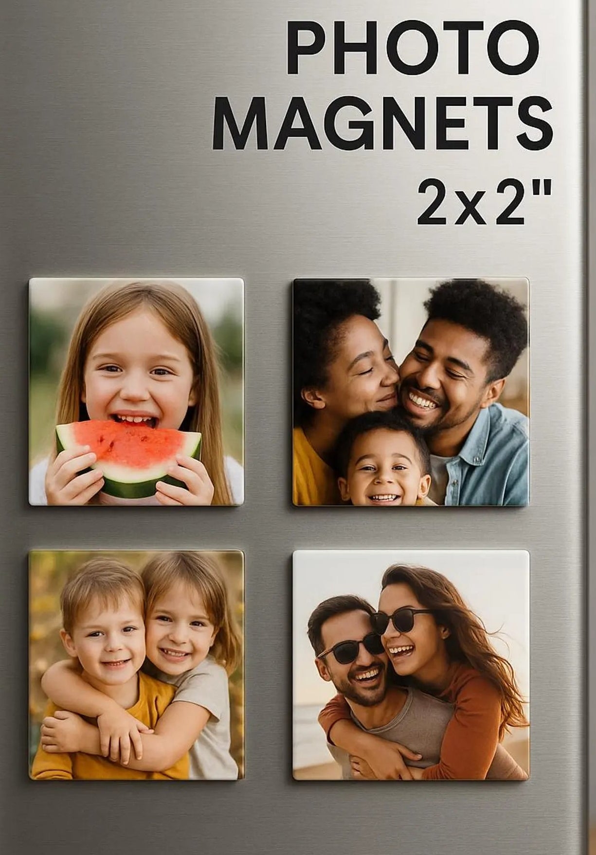 9-2"x2" refrigerator magnets